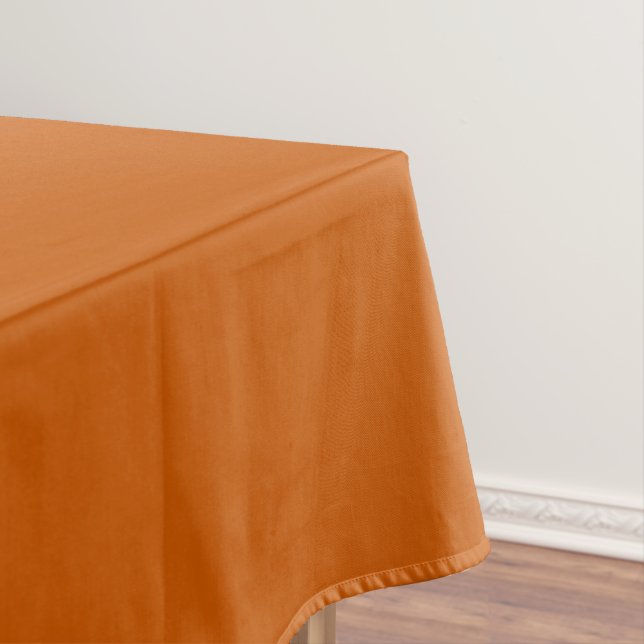 Simple Rustic orange halloween autumn  Tablecloth (In Situ)