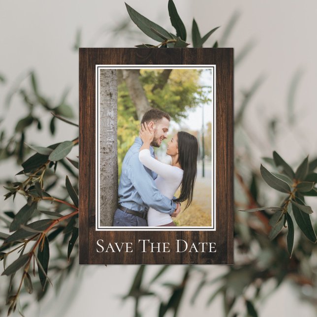 Simple Rustic Photo Save The Date (Creator Uploaded)