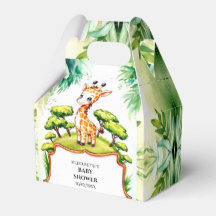 Simple Safari Giraffe Baby Shower