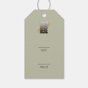 Simple Sage Green Logo Clothing Swing Price Tag