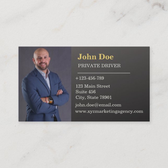 simple salesman business cards (Front)