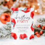 Simple Santas Hat Christmas Party Invitation<br><div class="desc">Invite your guests in festive style with our Simple Santa’s Hat Christmas Party Invitation. Featuring a minimalist design with a classic Santa hat, this invitation is perfect for a stylish and cheerful holiday gathering. Fully customizable with your event details, it brings a touch of elegance and seasonal charm to your...</div>
