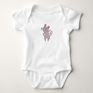 Simple Sassy Mouse Baby Top