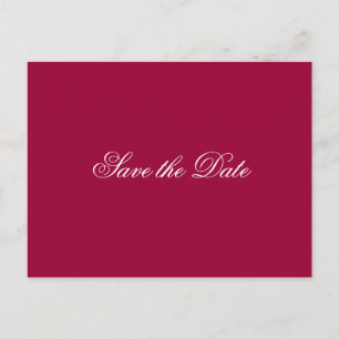Simple Save the Date Postcards