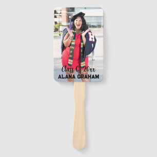 Simple School Photo Graduation  Hand Fan