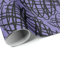 Simple Scribble | Black | Angled | Periwinkle |