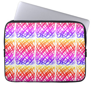 Simple Scribble   Ipanema Filter   Centre Tiled   Laptop Sleeve