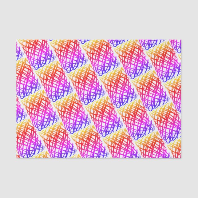 Simple Scribble | Ipanema Filter | Half Drop | Tissue Paper (Front)