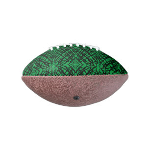 Simple Scribble Mirror Tiling Green Football