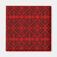Simple Scribble | Mirror Tiling | Red |