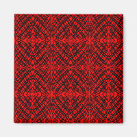 Simple Scribble | Mirror Tiling | Red | Office