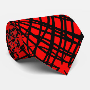 Simple Scribble   Mirror Tiling   Red   Tie