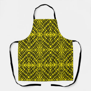 Simple Scribble   Mirror Tiling   Yellow   Apron