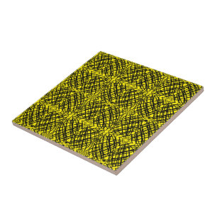 Simple Scribble   Mirror Tiling   Yellow    Tile