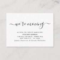 Simple Script Change of Address