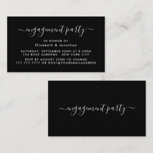 Simple Script - Engagement Party Invitation