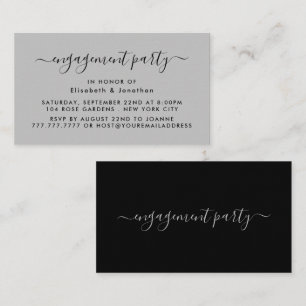 Simple Script - Engagement Party Invitation