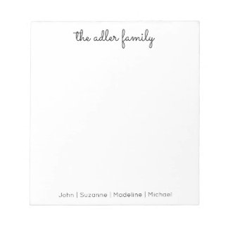 Simple Script Family Notepad