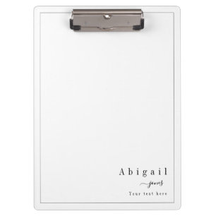 Simple Script Name Modern personalized Clipboard