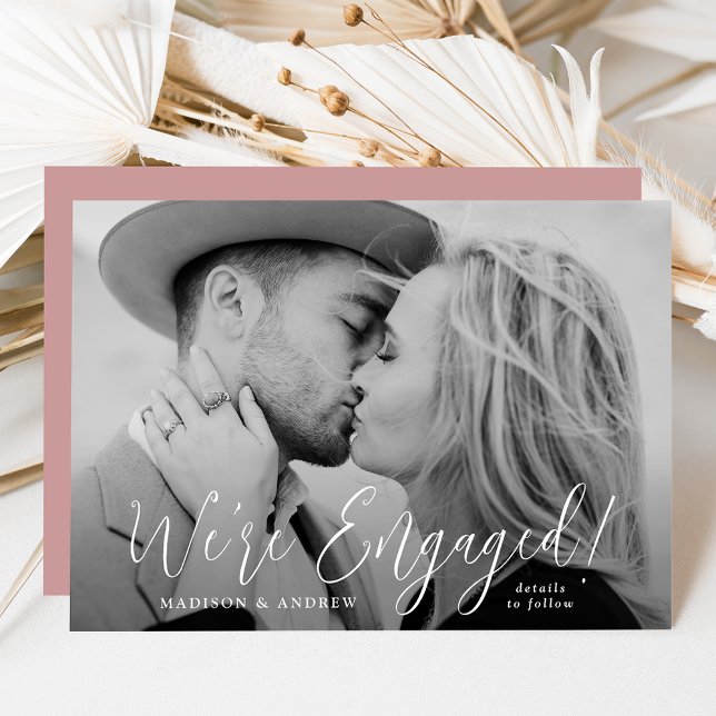 Simple Script Photo Engagement Announcement (Creator Uploaded)
