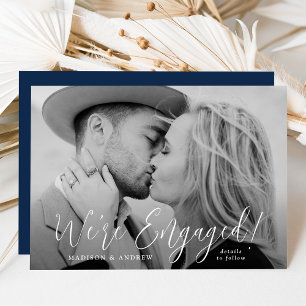 Simple Script Photo Engagement Announcement