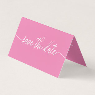 Simple Script Photo Save The Date Card