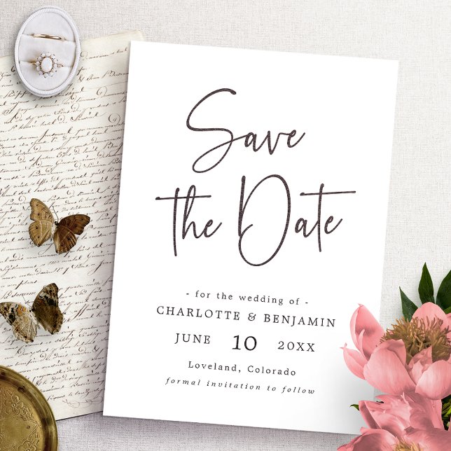 Simple Script Save The Date (Creator Uploaded)