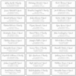 Simple Script Wedding Guest Names Address<br><div class="desc">Composed of simple sans serif and handwritten typography. These elements are simple,  fun,  and modern. This has 30 stickers. 
 
 This is designed by White Paper Birch Co. exclusive for Zazzle.
 
 Available here:
 http://www.zazzle.com/store/whitepaperbirch</div>