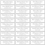 Simple Script Wedding Guest Names Address<br><div class="desc">Composed of simple sans serif and handwritten typography. These elements are simple,  fun,  and modern. This has 30 stickers. 
 
 This is designed by White Paper Birch Co. exclusive for Zazzle.
 
 Available here:
 http://www.zazzle.com/store/whitepaperbirch</div>