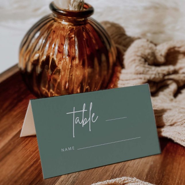 Simple Script Wedding Place Card Table Escort H100 (Creator Uploaded)