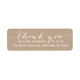 Simple Script Wedding Thank You