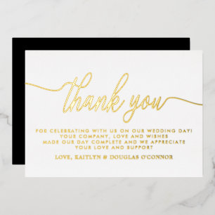 Simple Script Wedding Thank You Real