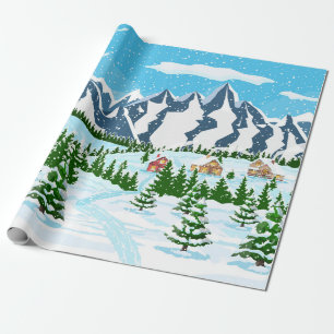 Simple seamless background - old fashion hand-draw wrapping paper