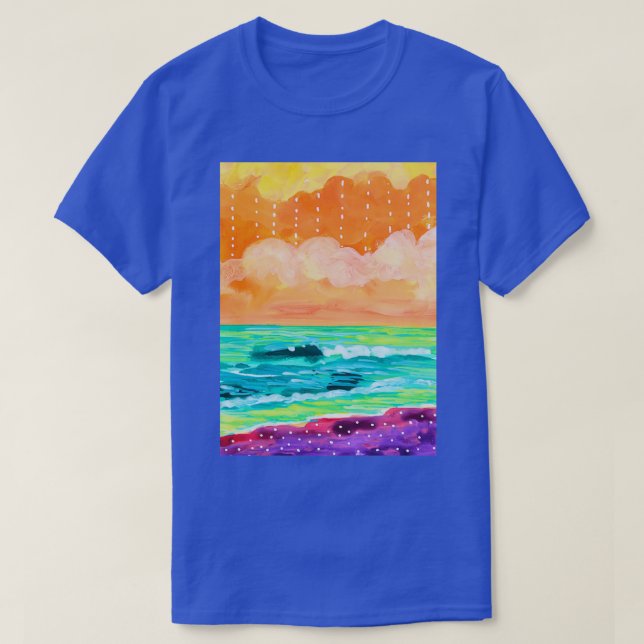 Simple Seascape IX T-Shirt (Design Front)