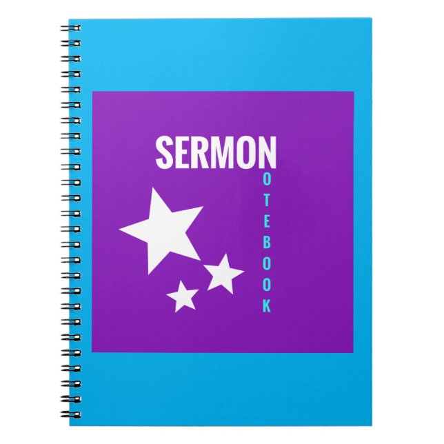 Simple Sermon Notebook To Write In (Front)