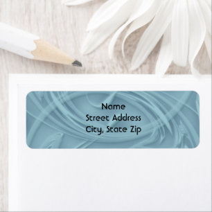 Simple Shadow Curls Over Blue Template