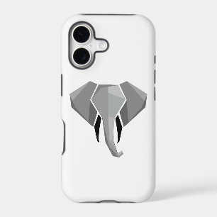 Simple Shapes Geometrics Elephant Head