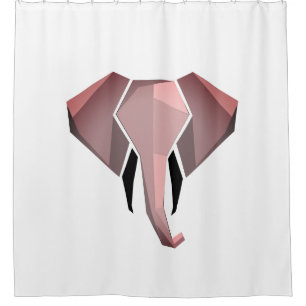 Simple Shapes Geometrics Elephant Head 
