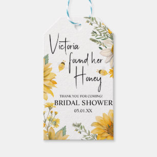 Simple She’s Found Her Honey Bee Bridal Shower Gift Tags