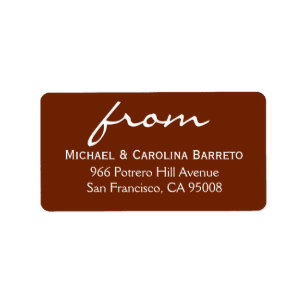Simple Signature - Caramel Label