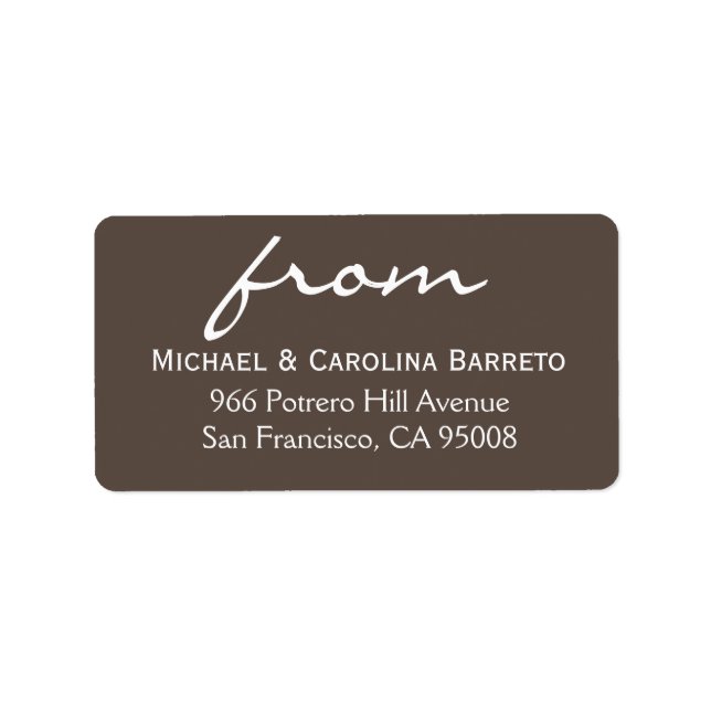 Simple Signature - Grey Label (Front)