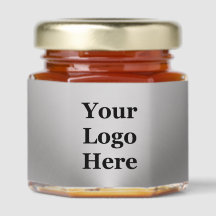 Simple Silver Brushed Metal Look Business Logo