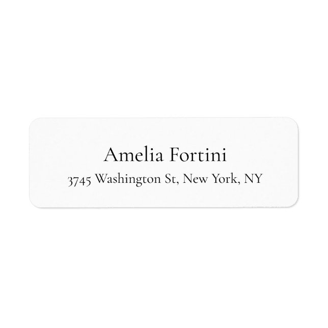 Simple simple élégant moderne minimaliste (Devant)