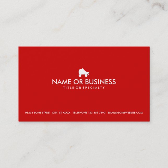 simple skate business card (Front)