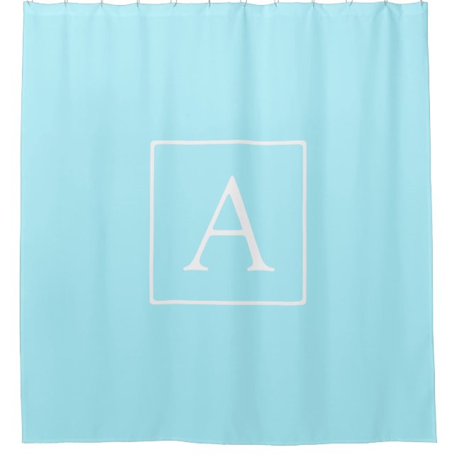 Simple Sky Blue Monogram (Front)