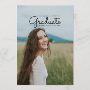 Simple & sleek Graduate Party Invite