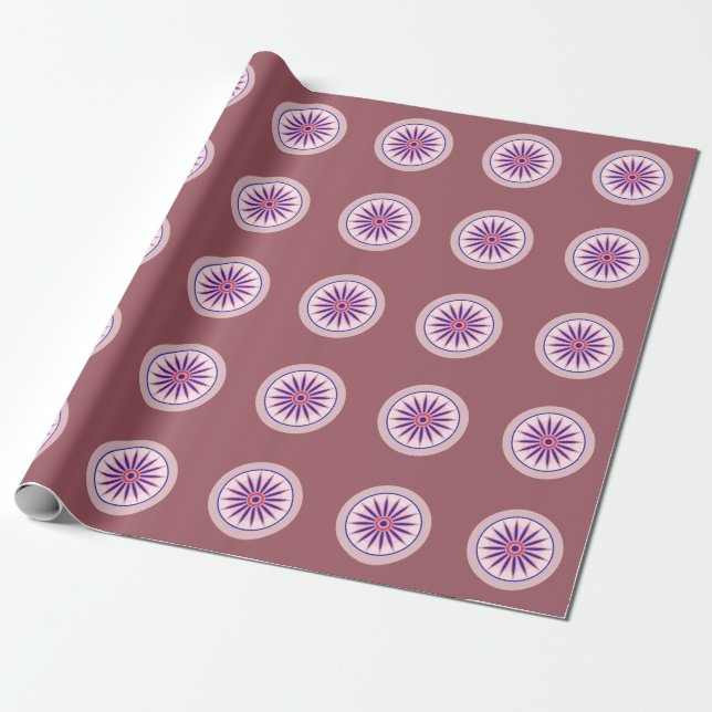 SIMPLE SMART BIRTHDAY, NEW YEAR, WEDDING VALENTINE WRAPPING PAPER (Unrolled)