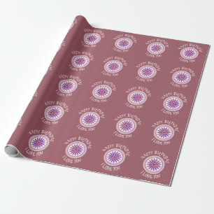 SIMPLE SMART BIRTHDAY WRAPPING PAPER