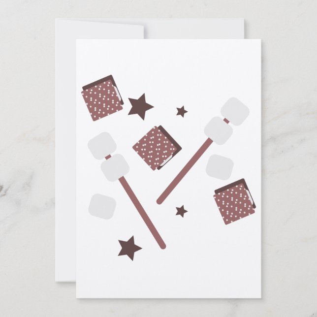 Simple Smores Cookies Campfire Greeting (Front)