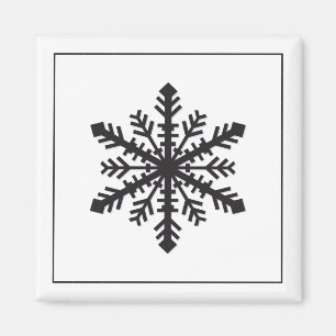 Simple Snowflake Magnet